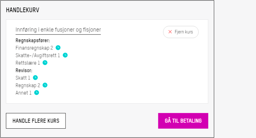 Gå til betaling Gå til betaling
